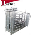 Cattle handling equipment used heavy duty cattle crush squeeze chute with weighing scale